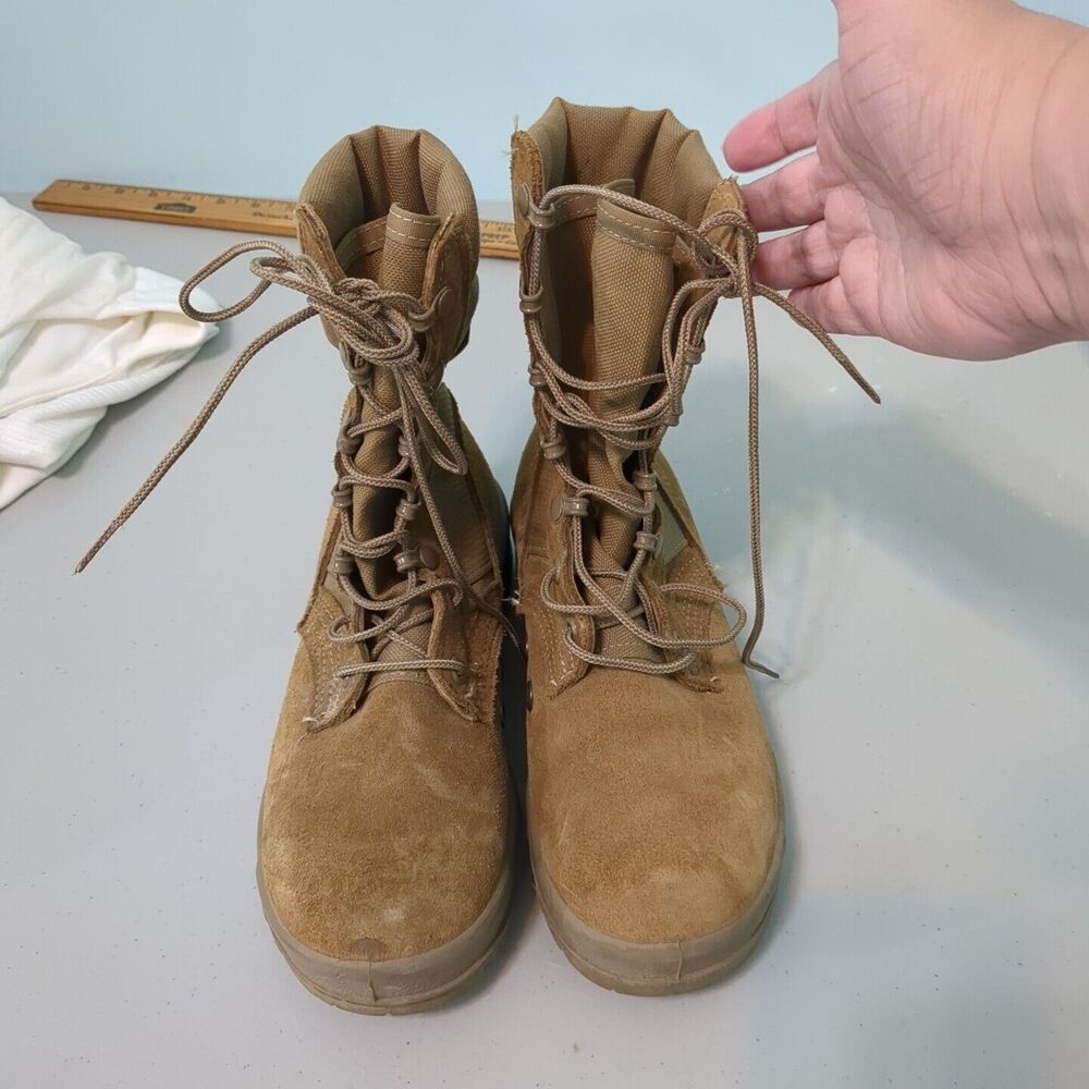 Belleville Gore-tex Mens Size 03.0 W Tan Vibram Military Combat Boots 79…